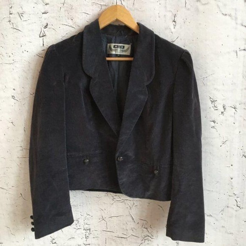 ATA GREY BLUE CORDUROY JACKET 11